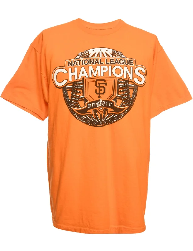 Orange Sports T-shirt - L