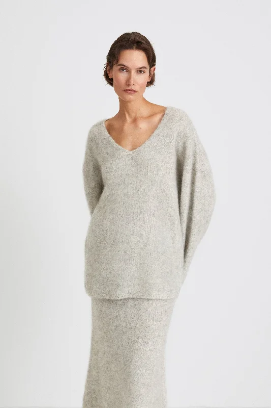 NINO SWEATER - LIGHT GREY