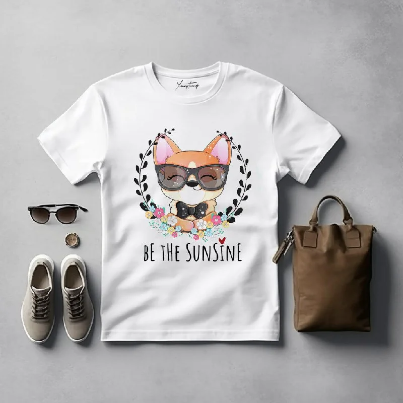 Charismatic & Chic - Women's Printed Round Neck Tees Collection