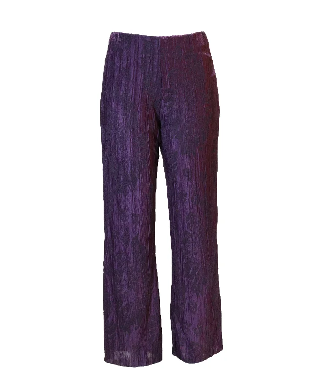 Purple Wide Trouser