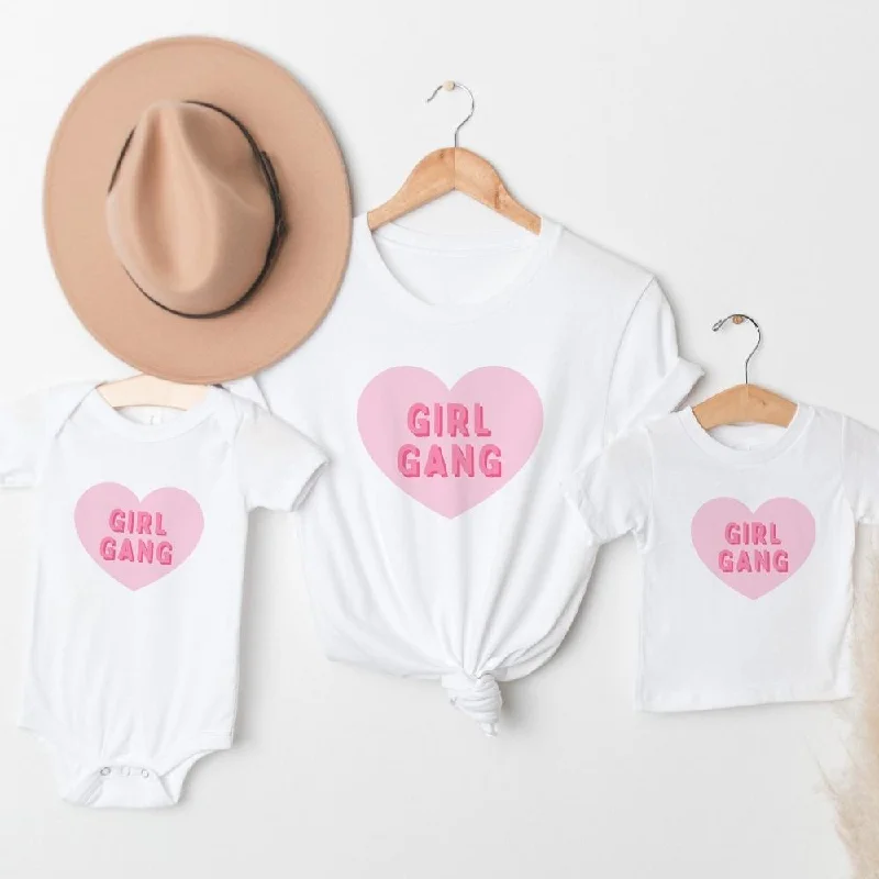 Girl Gang Heart Matching T-Shirts/Bodysuits