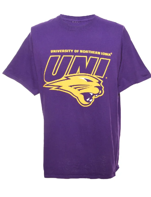 University Of Northern Iowa Printed T-shirt - M