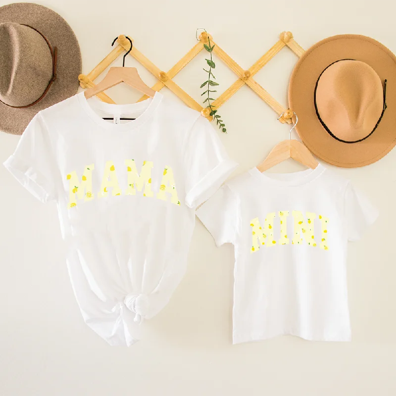 Summer Fruits Mama & Mini Lemon Matching T-shirts