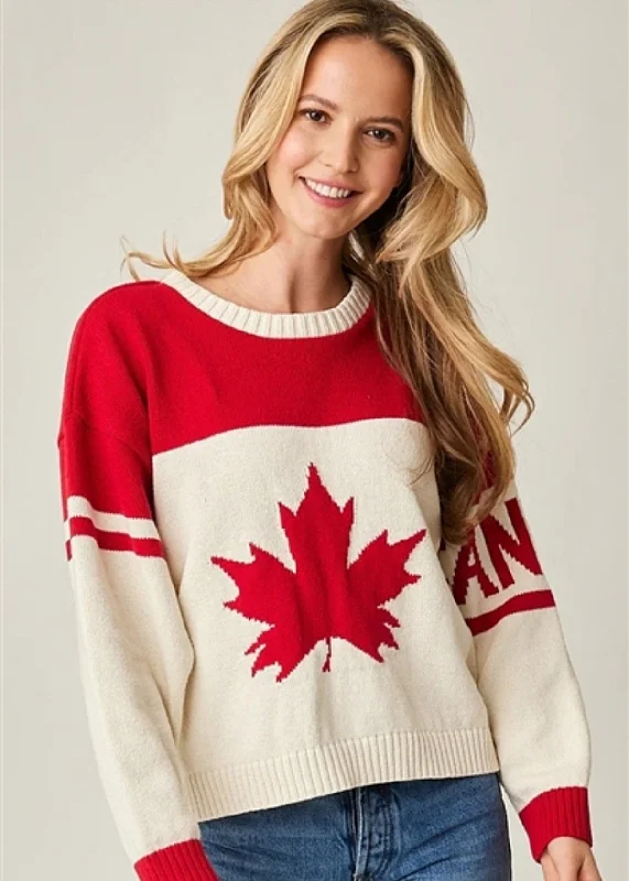 Cotton Country - Canada Oversized Shorty Sweater