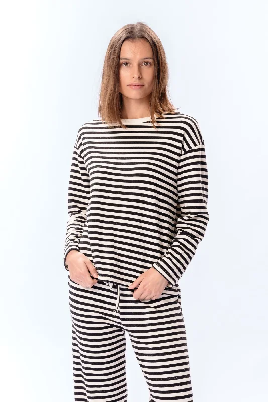 Stripped Shirt - Black