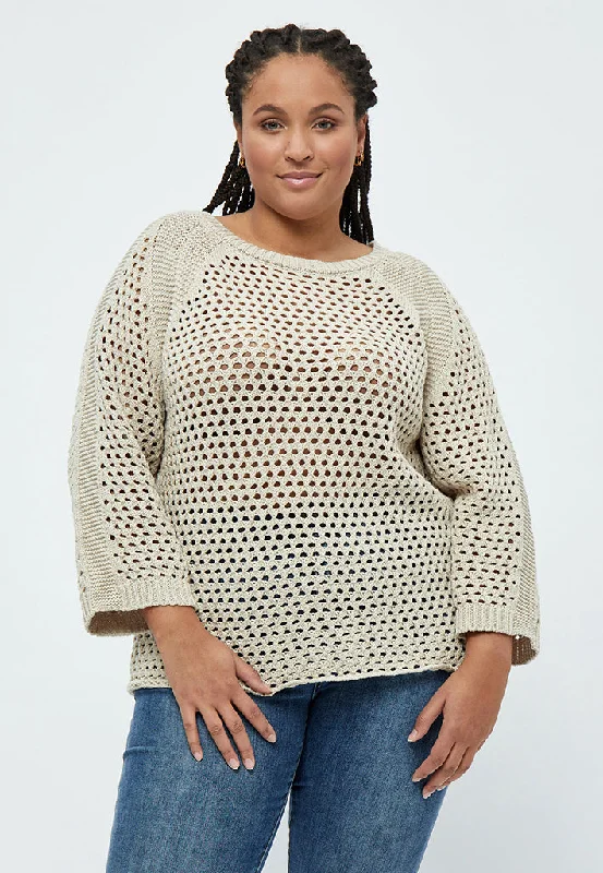 Miriam Raglan Knit Curve - Feather Gray