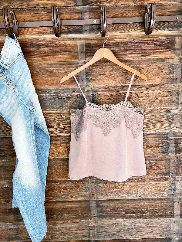 The Satin Lace Tank