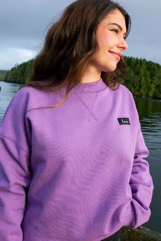 Boxy fleece crewneck